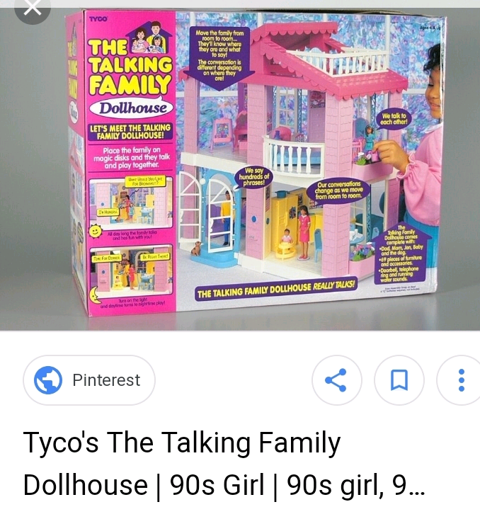 talking family dollhouse